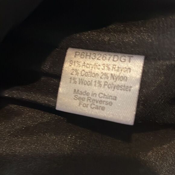 Parker Krista Tweed Blue Plaid Mini Zip Up Pencil Skirt - Picture 9 of 9